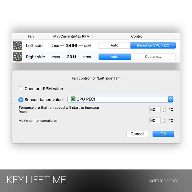 Macs Fan Control Pro - Lizenzschlüssel - Lifetime - Mac / Windows