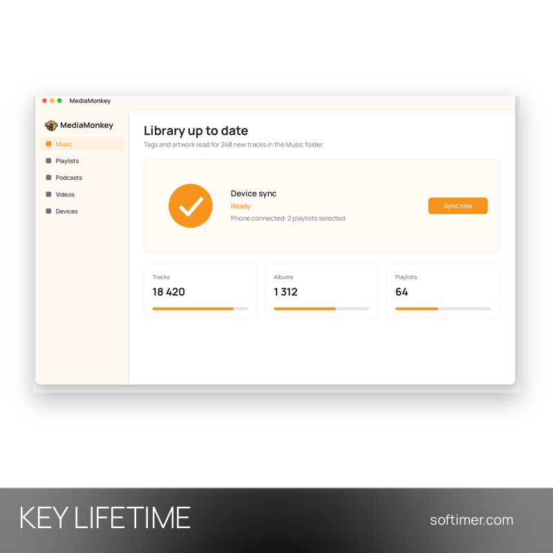 MediaMonkey 2024 - Lifetime License KEY - Windows