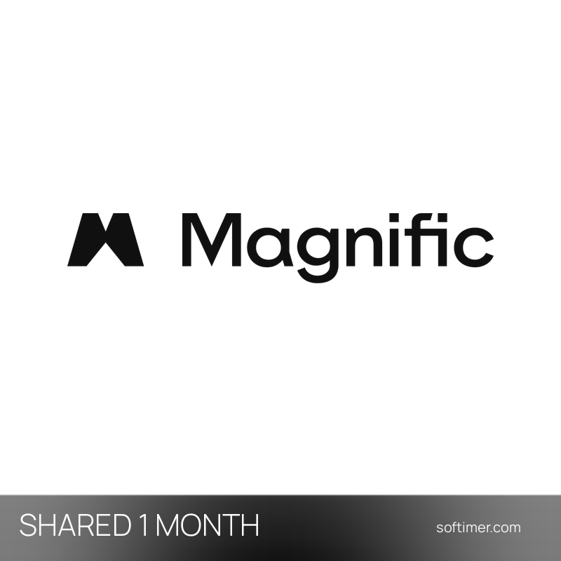 Magnific Premium 20000 credits - 1 Month - Shared ACCOUNT