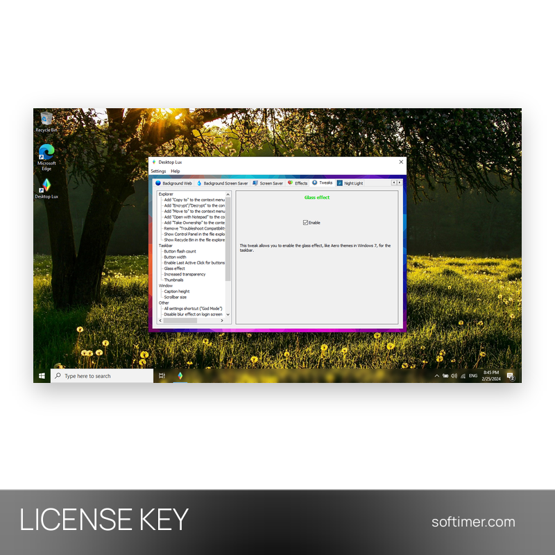 Desktop Lux Ex - CLÉ de licence - Windows