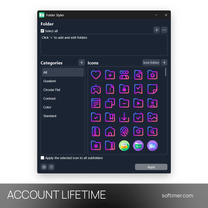 Ashampoo Folder Styler - Lifetime - ACCOUNT