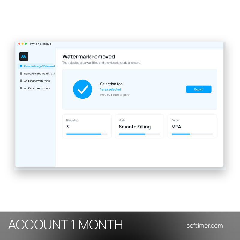 iMyFone MarkGo Pro - 1 mois - ACCOUNT
