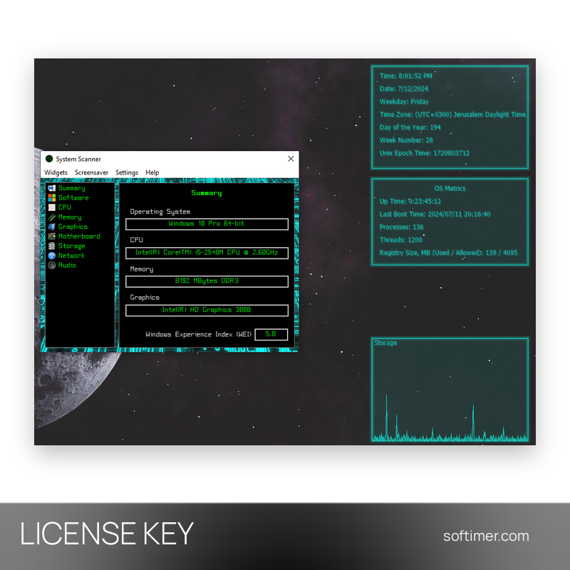 Pothos System Scanner Pro - Лицензионный ключ - Windows