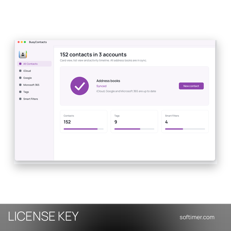 BusyContacts - Lizenzschlüssel - Mac