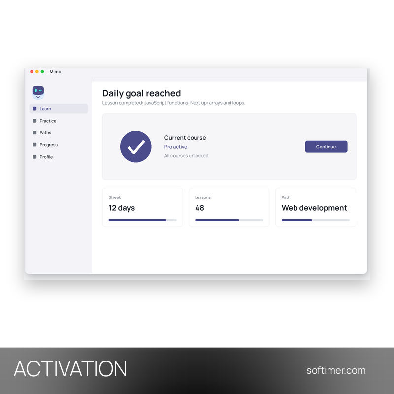 Mimo Pro - AKTIVIERUNG auf Ihrem Konto 1 Jahr - Web / iOS / Android
