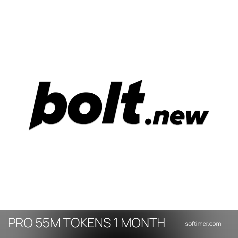 Bolt.new Pro 55M Tokens - 1 Monat - ACCOUNT