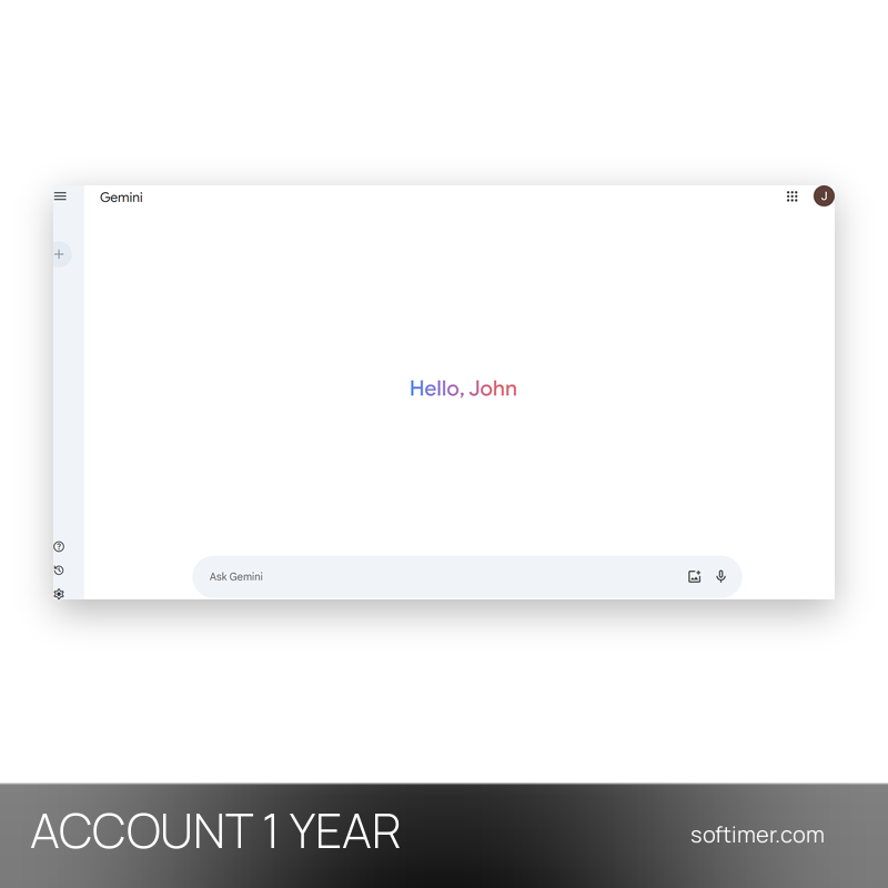 Google AI Pro (Gemini) - 1 an - ACCOUNT