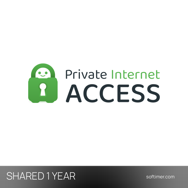Private Internet Access VPN - 1 Year - Shared ACCOUNT