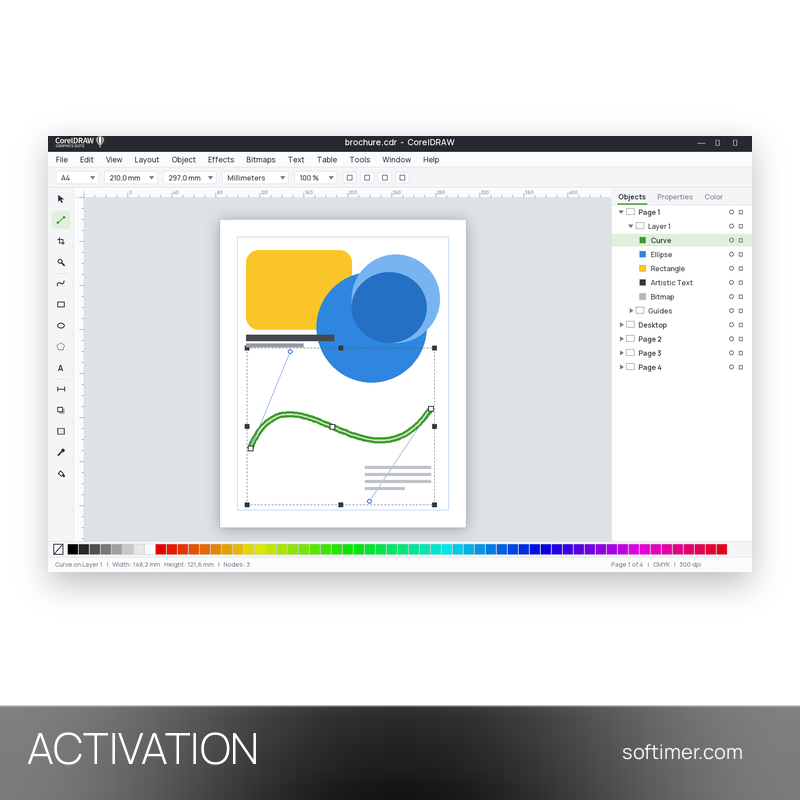 CorelDRAW Graphics Suite Abbonamento - ATTIVAZIONE 1 anno - Mac / Windows