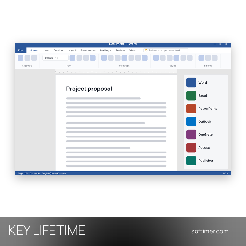 Office 2016 Standard - Lizenzschlüssel - Lifetime - Windows