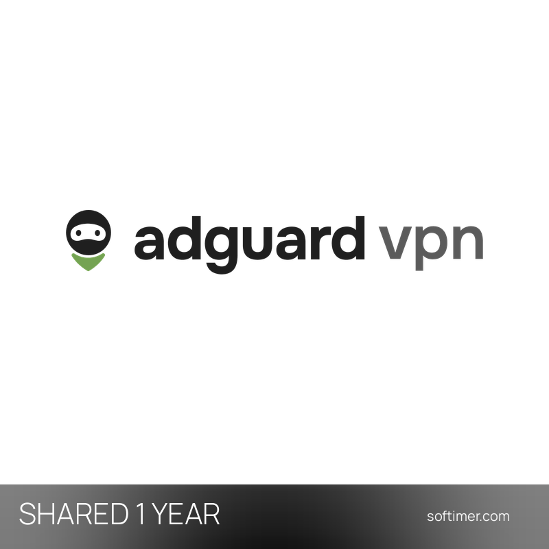 AdGuard VPN Premium - 1 Year - Shared ACCOUNT