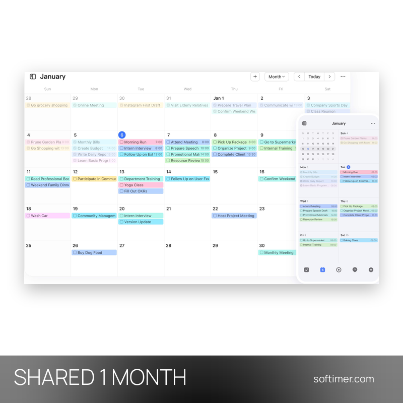 TickTick Premium - 1 Month - Shared ACCOUNT
